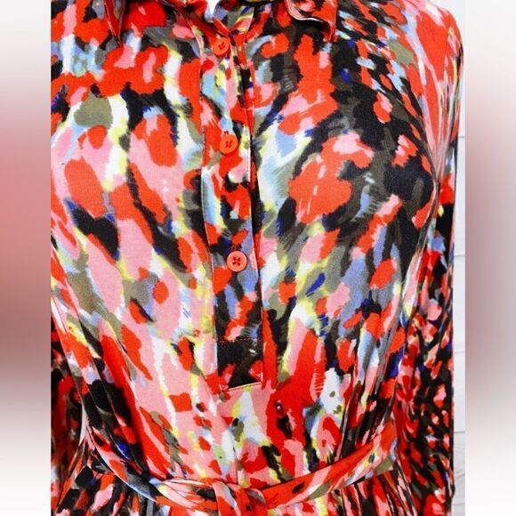 CAbi Watercolor Multicolor Print Jersey Shirt
Dress - Picture 10 of 13